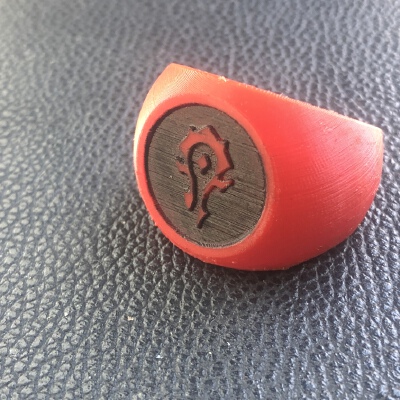 WoW Horde Ring | 3d print model