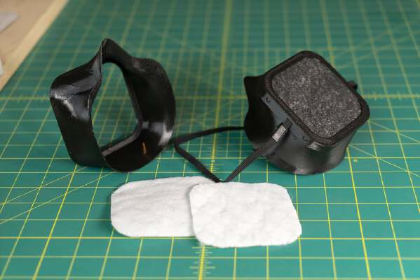 Custom Fitted Respirator Filter Mask - COVID-19 | 3d print model