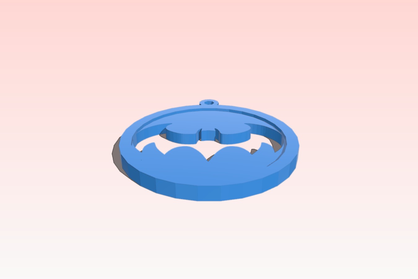 Batman pendant keychain