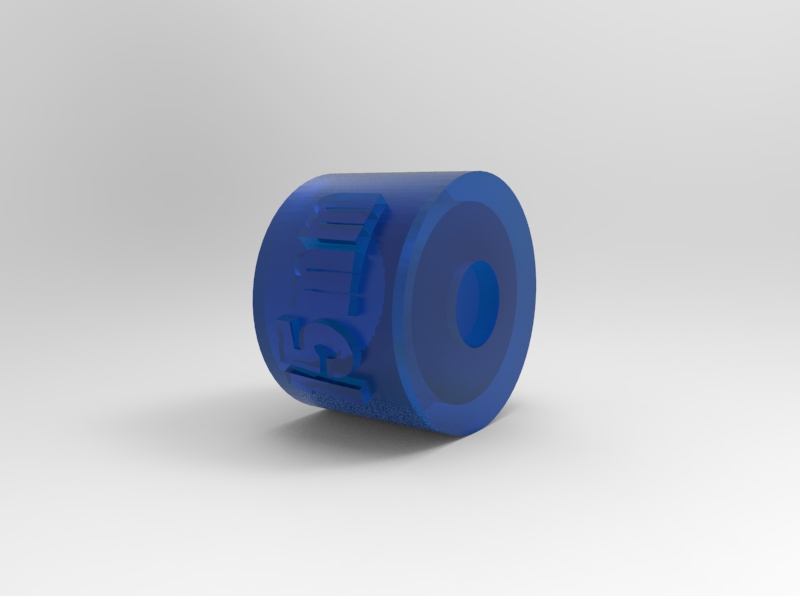 Bed leveling knob and spacer for anet a8