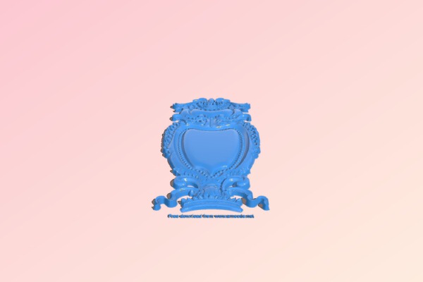 Cartouche central pattern | 3d print model
