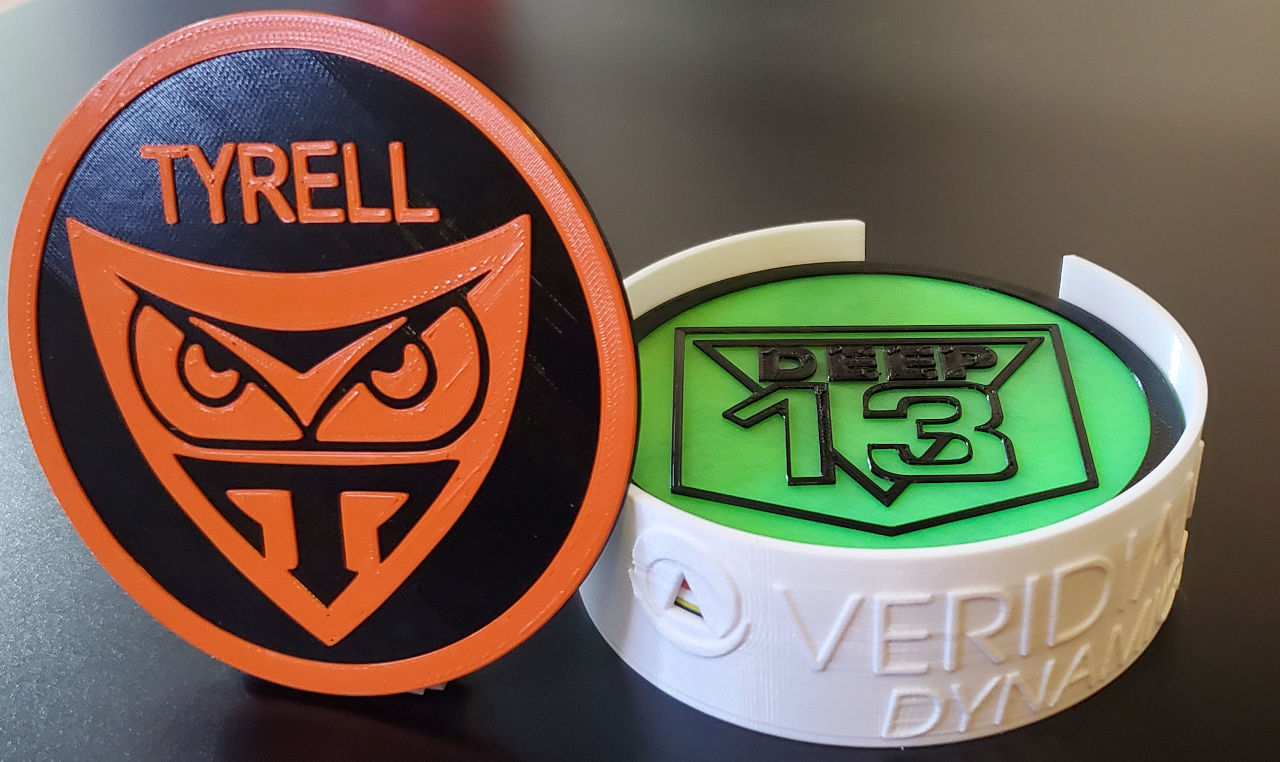 The EvilCorp Coaster Collection