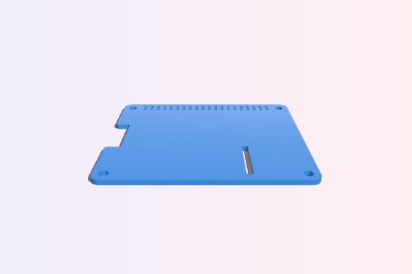 Pi HAT dummy PCB | 3d print model