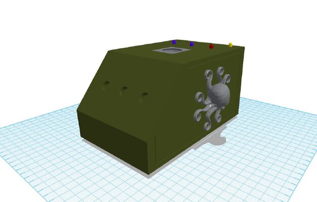  Laser Turret Desktop Box | 3d print model