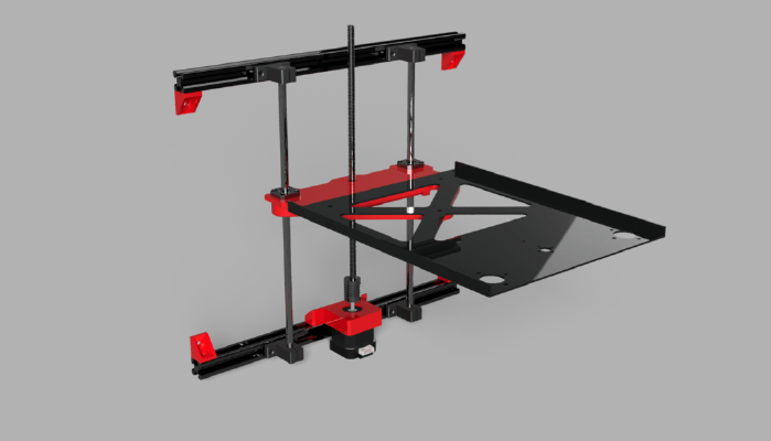Sapphire Pro Dual_Z Mod | 3d print model