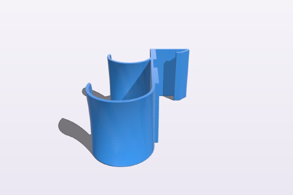 Vacuum cleaner hose holder for Festool Systainer and Festool hose | 3d print model