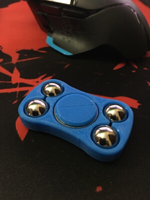 Five Bearing Mini Spinner | 3d print model