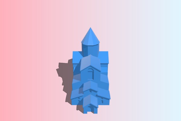 Church of Metekhi -Georgia- | 3d print model