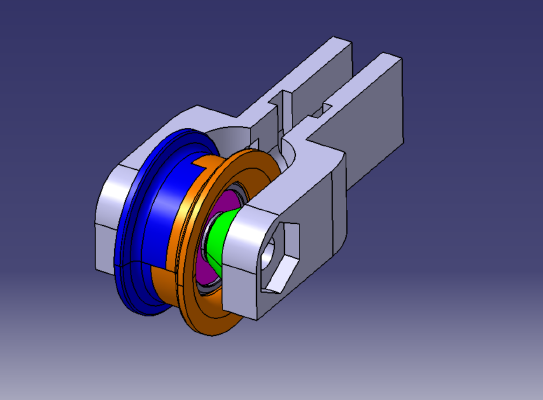 Prusa i3 Rework 1.5 (Emotion-Tech _ reprap france) - Y belt tensioner system (complete) | 3d print model
