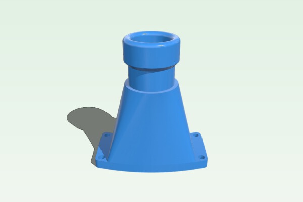 OLD - Dust port for Low Rider | 3d print model