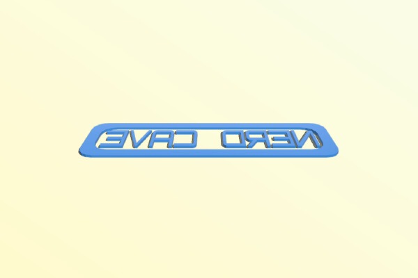 My Customized "nerd cave" Tag | 3d print model