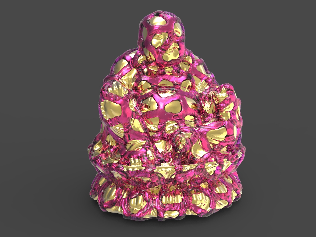 bust bouddha wrapped