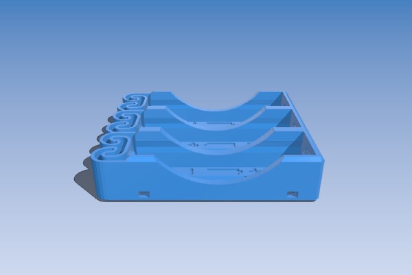 Flexing Battery Holders - Customizable | 3d print model