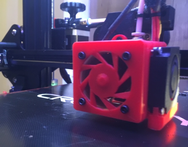 Ender 3 Hotend Cap for Noctua NF-A4x20 FLX and blower for stock nozzle fan