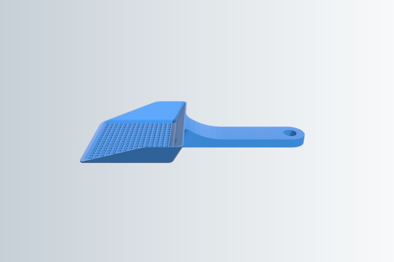 Small poop scoop for reptile habitat