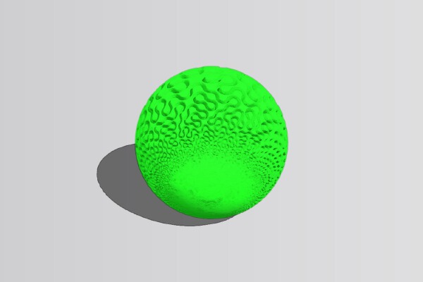 dIFS Fractal Maze Ball | 3d print model