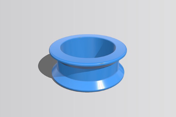 Filament Reel Bearings for 1" PVC | 3d print model