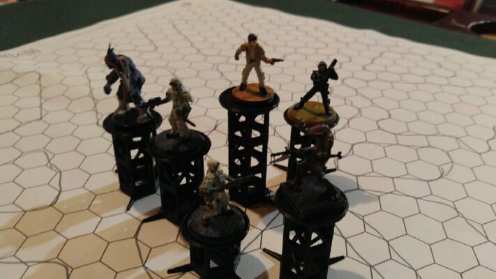 Modular RPG Miniatures Riser | 3d print model