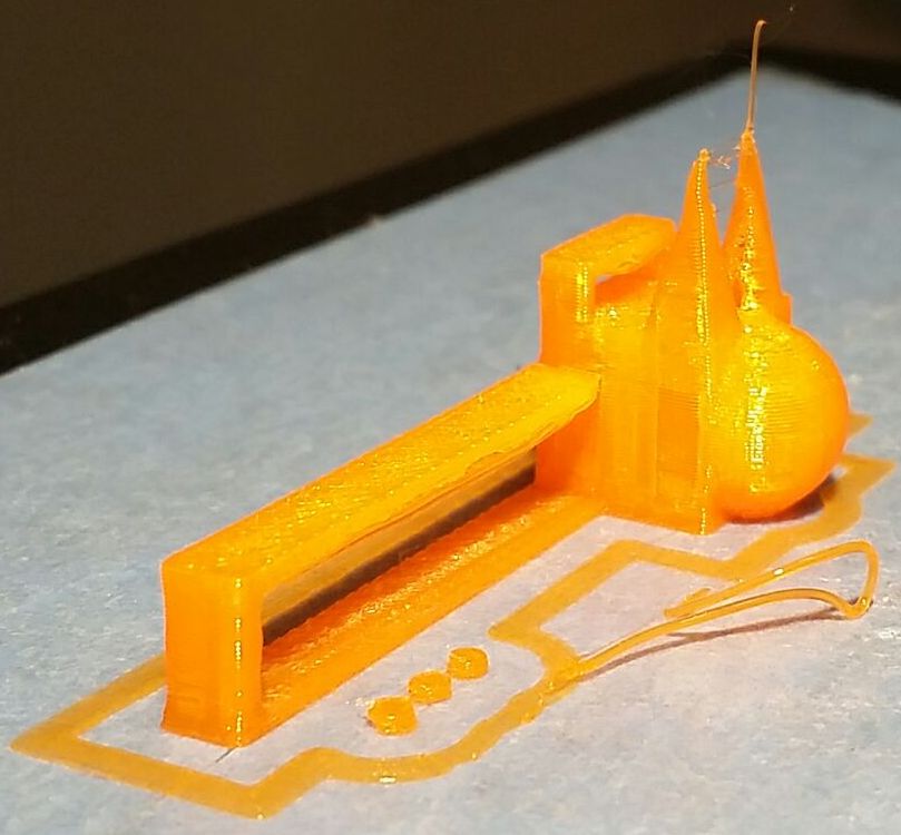 Test Body for Filament and Hardware Tests: Quick Printing Torture Test