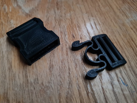 Cosplay Buckle (1 inch) | 3d print model