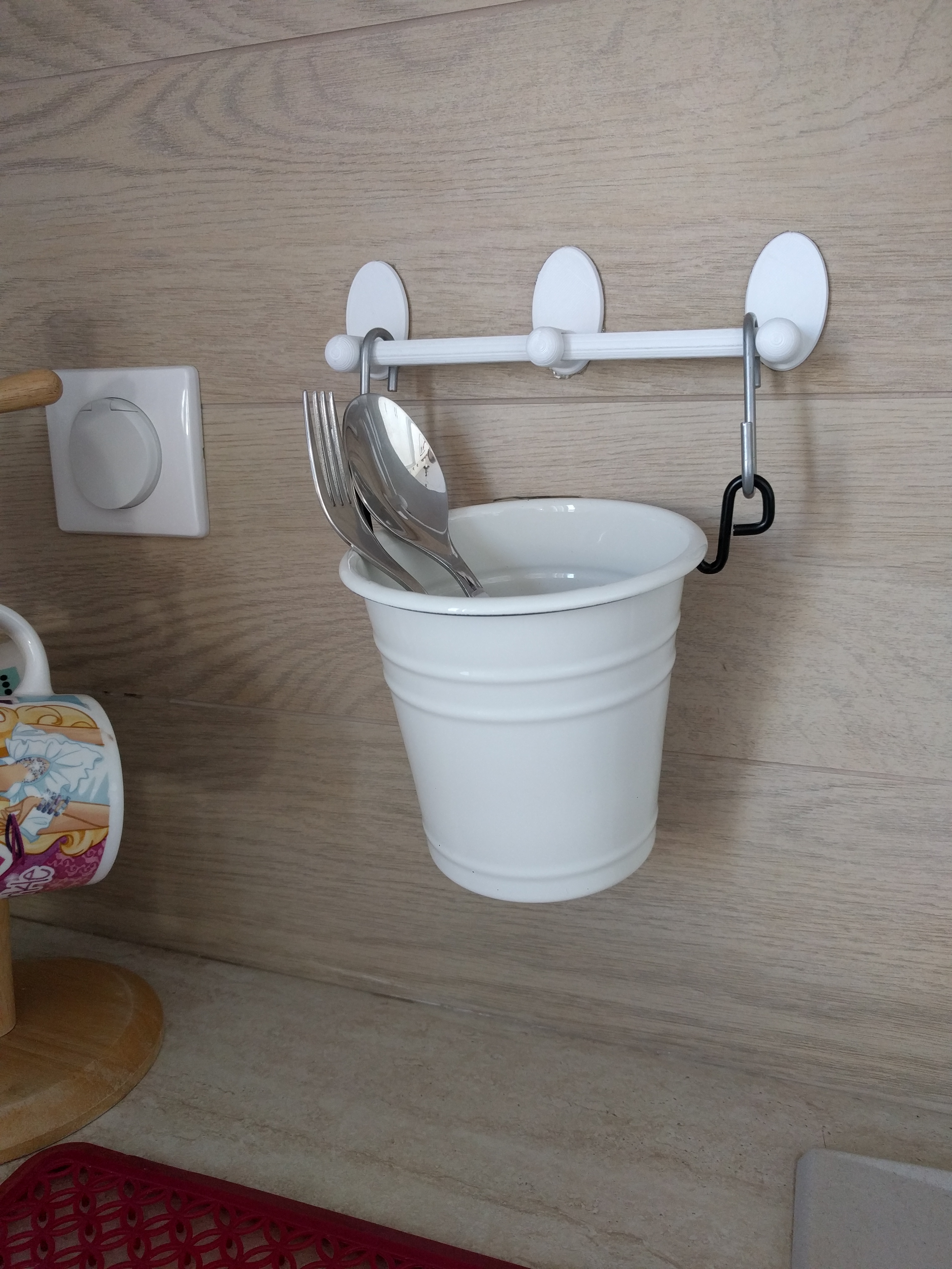 Wall Rail for cutlery stand