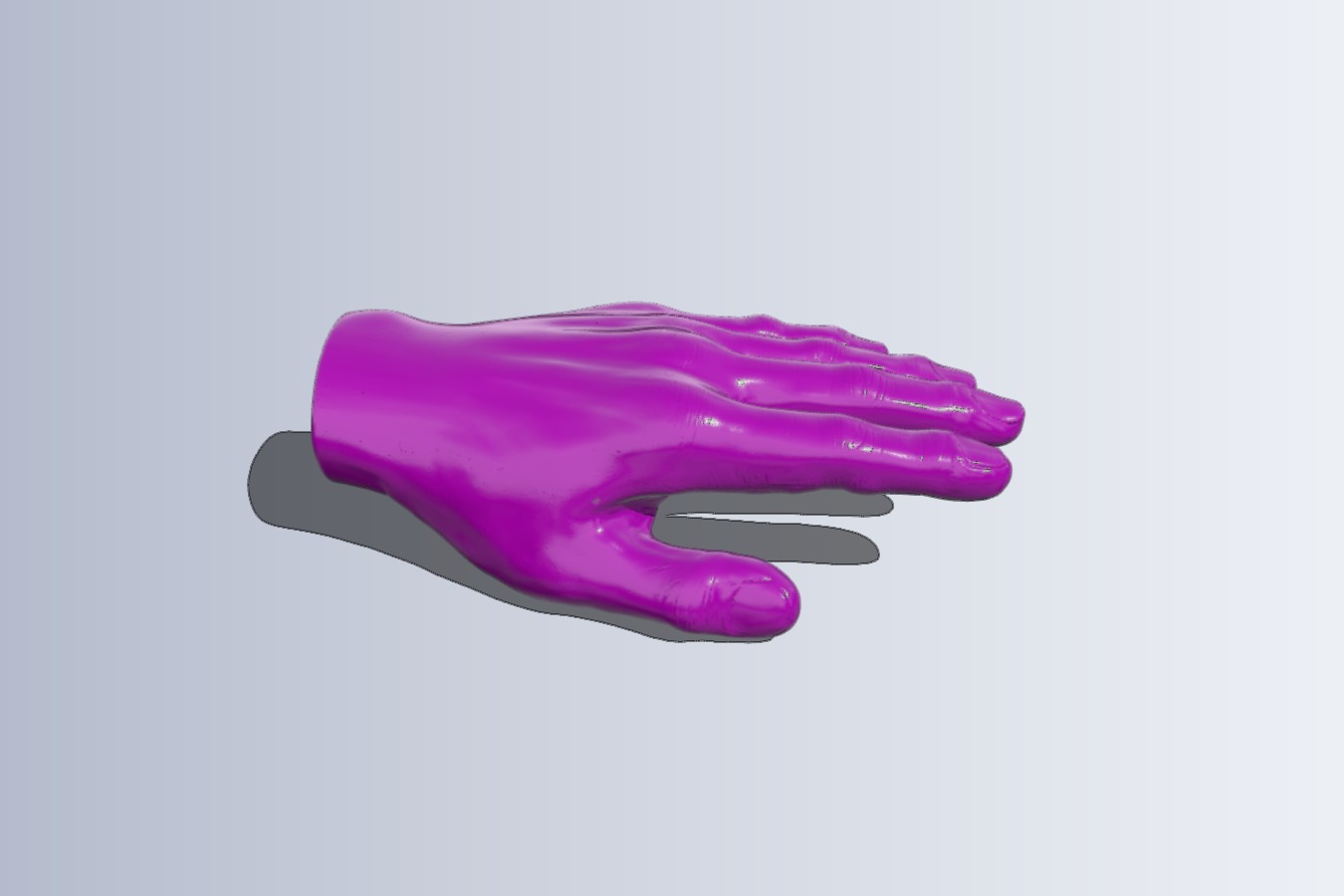 Poseable Human Hand 16 points of Articulation