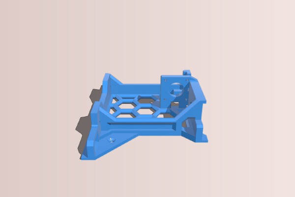 ANET A8 IMPROVED REAR FRAME BRACE | 3d print model