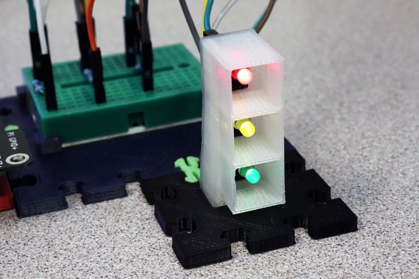 Modular LED Tower for Raspberry Pi and Arduino | 3d print model