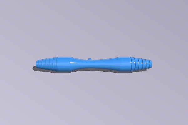 Venturi gas flowrate measurement pipe | 3d print model