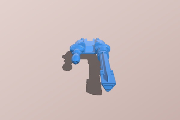 Space Elf Classic Jetbike Weapons | 3d print model