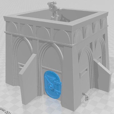 Pre-Fab Bunker 1 - WH40k | 3d print model