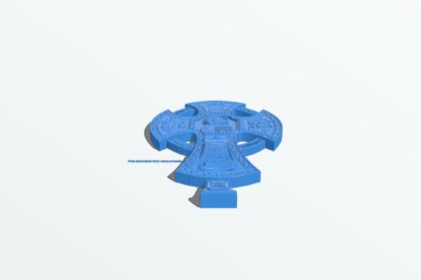 Cross symbol pattern | 3d print model