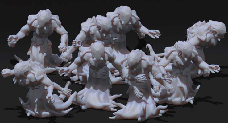 1-54 - Spawn of Ulamog | 3d print model