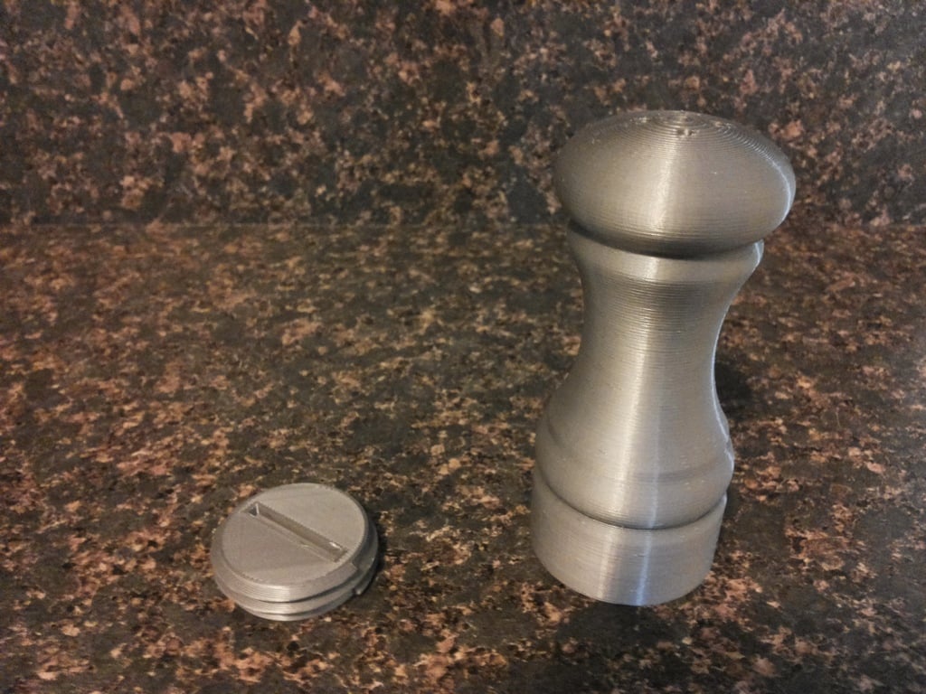 Salt shaker (OpenSCAD)