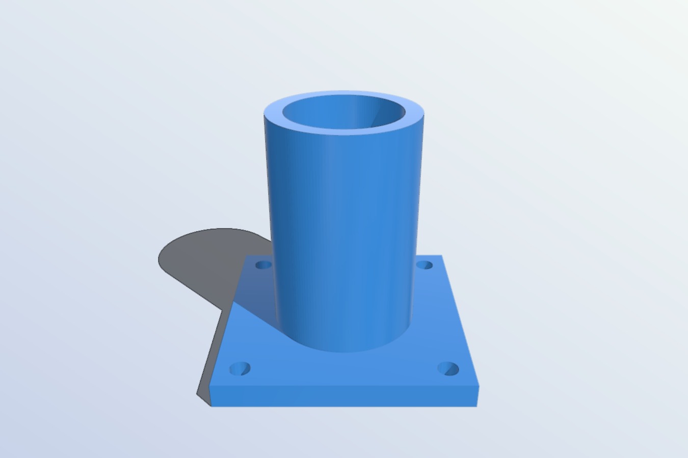 Platine Pied de table 23mm