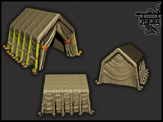 OpenForce - Soldier's Tent | 3d print model