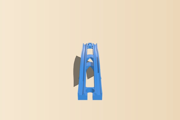 Wooden Train Bridge - 3 options | 3d print model