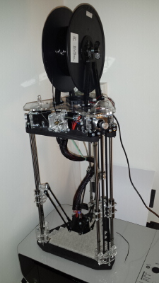 Support de bobine verticale pour micro delta | 3d print model