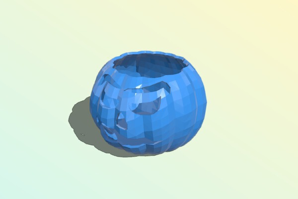 Halloween Pumpkin – Candle Holder | 3d print model
