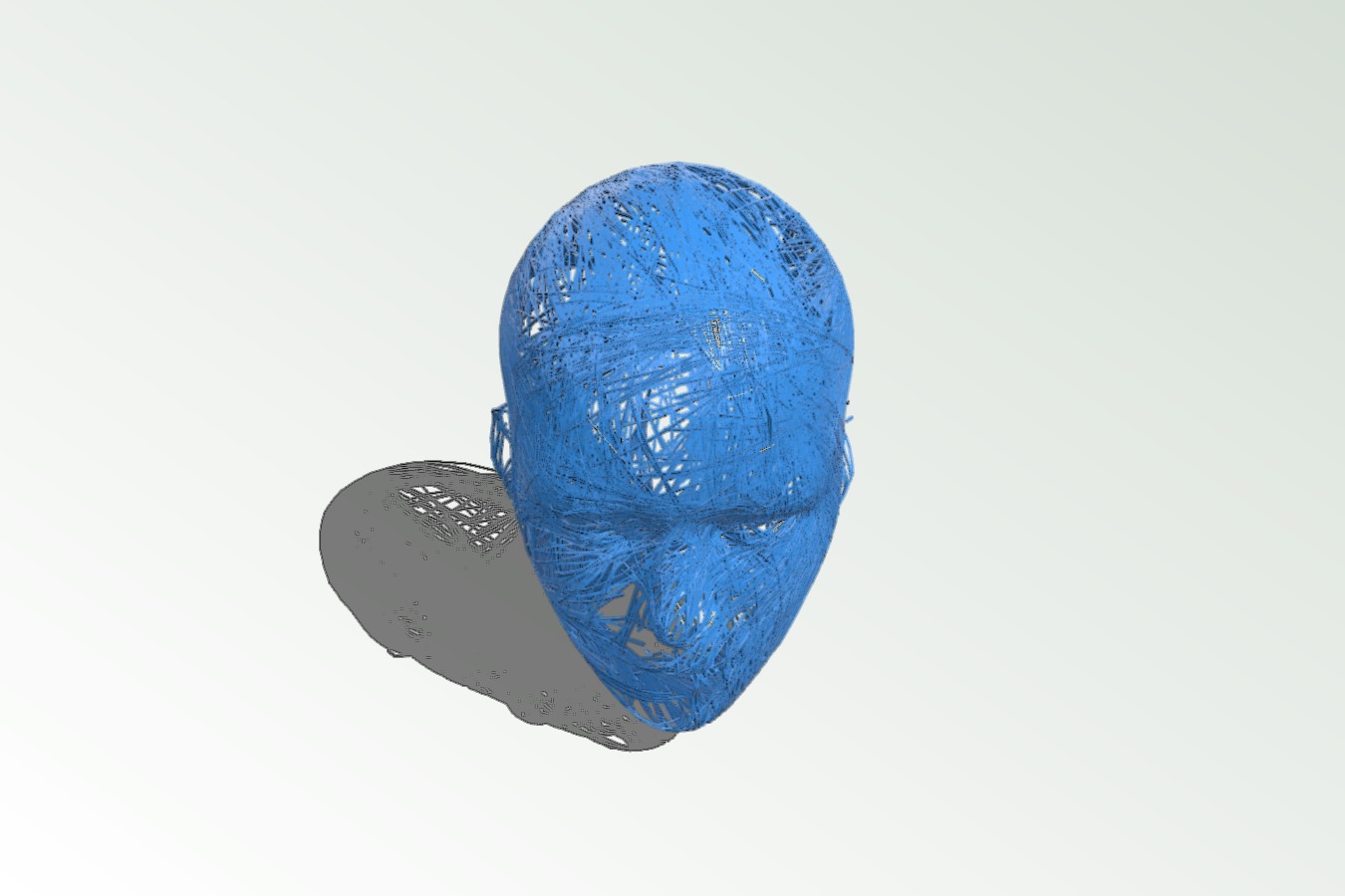 Head Figure Abstract Splines