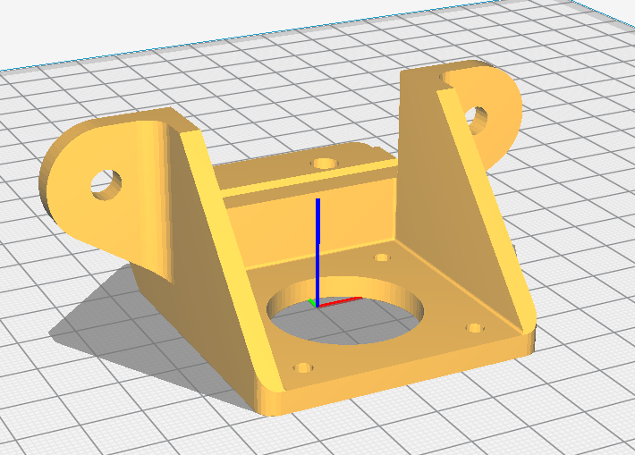 D-BOT Shortened Z Axis Motor Mounts