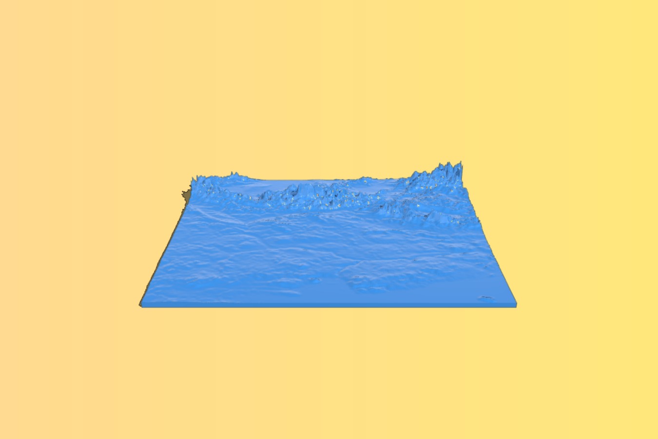 3D map of Poland