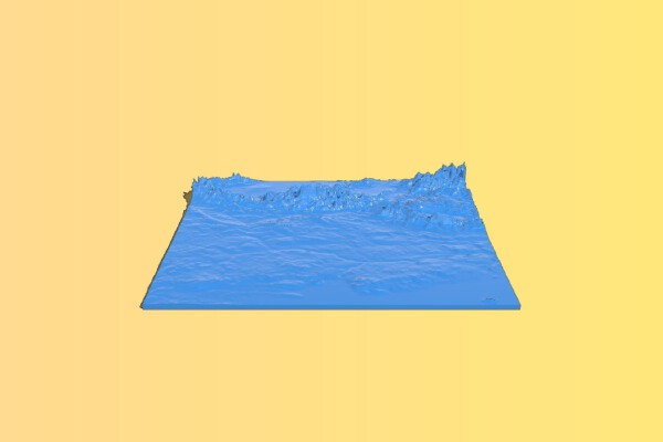 3D map of Poland | 3d print model
