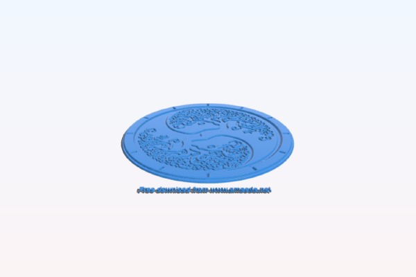 Wall clock pattern | 3d print model