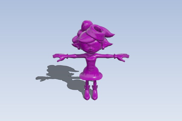 Splatoon Marie T-Pose | 3d print model
