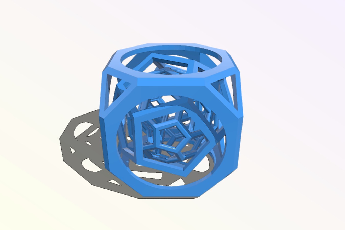 Multi-layer hollow polyhedron
