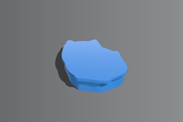 Middle Finger Cat Cookie Cutter | 3d print model