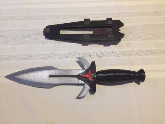 Klingon D'k Tahg Knife | 3d print model