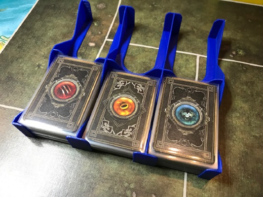 Journeys in Middle Earth Deck Tray (Mini 3 x 2) | 3d print model