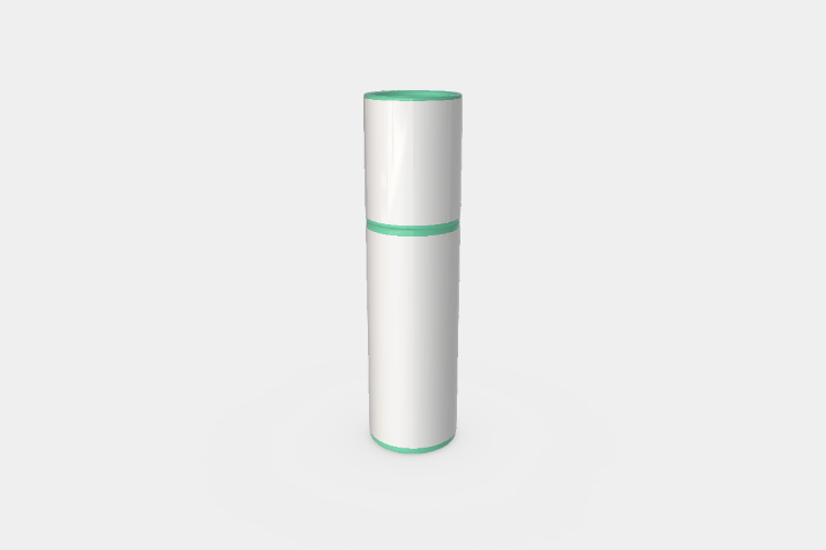 Plastic Pen Holder Bottle Mockup